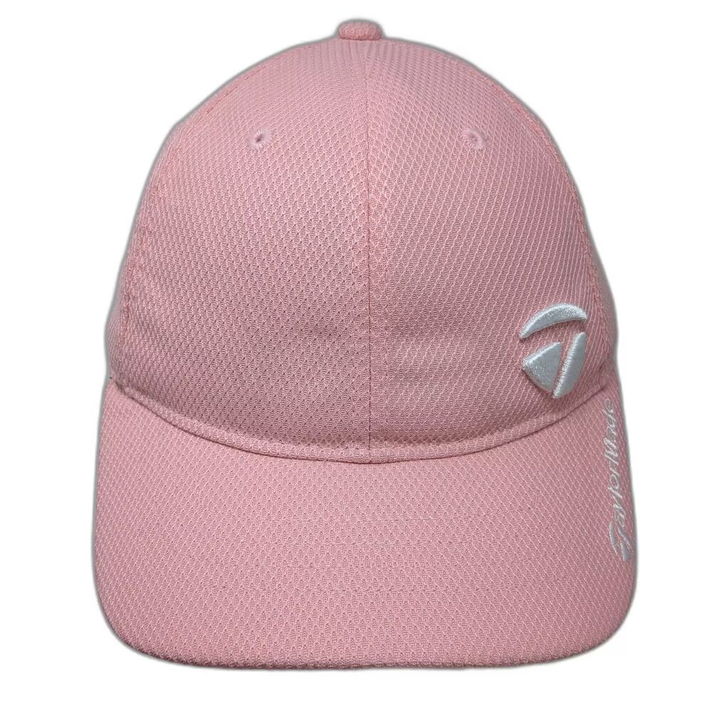 TaylorMade Pink Baseball Cap One Size Adjustable Embroidered Golf Sport Hat